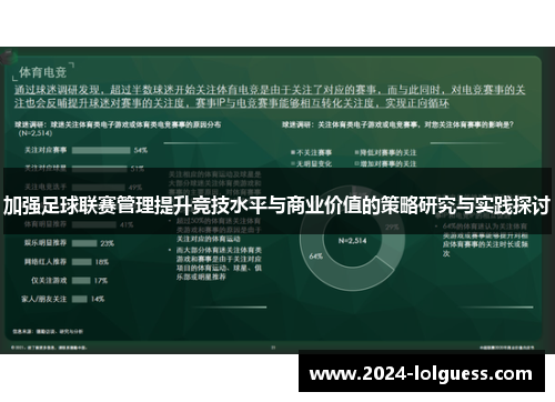 加强足球联赛管理提升竞技水平与商业价值的策略研究与实践探讨 加强足球联赛管理提升竞技水平与商业价值的策略研究与实践探讨
